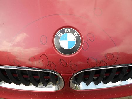 Капот BMW X3 до покраски