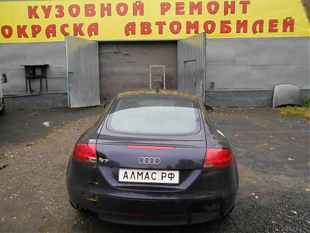 Крышка багажника Audi TT до ремонта