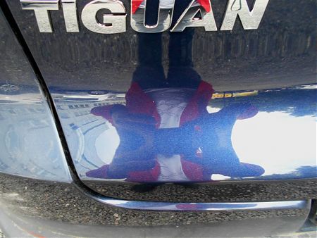 Деталь Volkswagen Tiguan после покраски