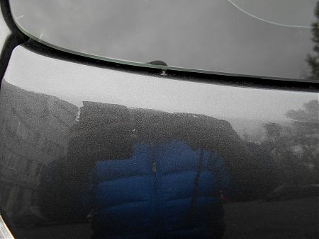 Крышка багажника Toyota Highlander после покраски
