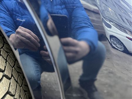 Следы царапин после полировки Lexus