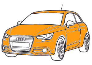 полная покраска audi a1