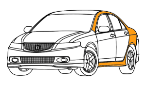 покраска кузова honda accord