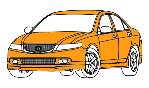 полная покраска honda accord