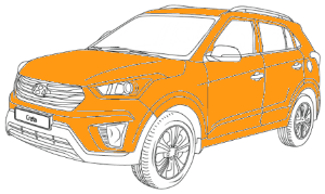 полная покраска hyundai creta