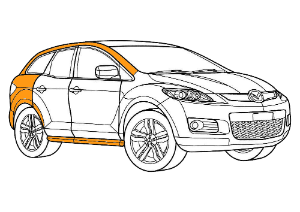 покраска кузова mazda cx-5