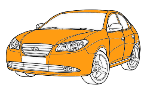 полная покраска hyundai elantra