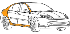 покраска кузова renault megane