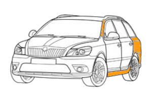 покраска кузова skoda octavia