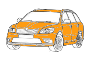 полная покраска skoda octavia