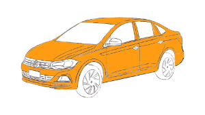 полная покраска volkswagen polo