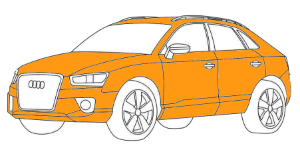 полная покраска audi q3