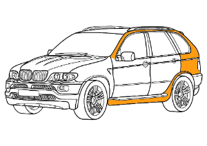 покраска кузова bmw x5